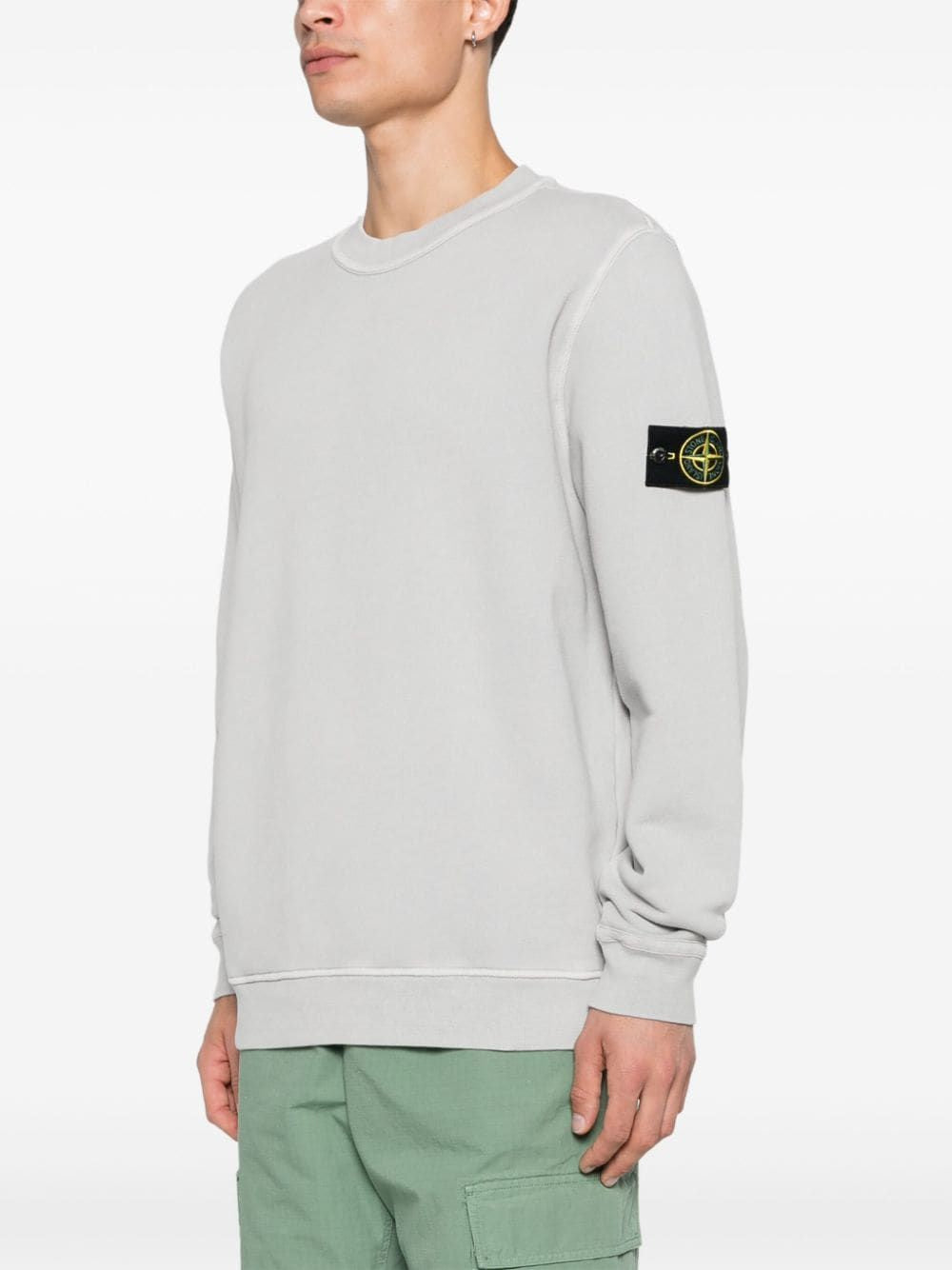 STONE ISLAND Classic Crewneck Sweatshirt - Fall Winter 2024