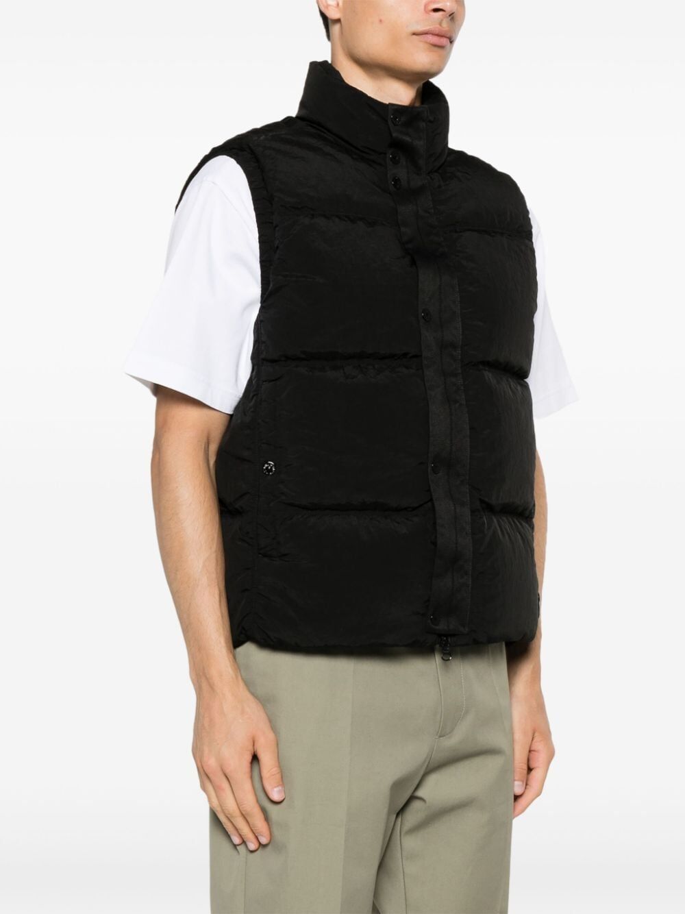 STONE ISLAND High Neck Padded Vest for Men