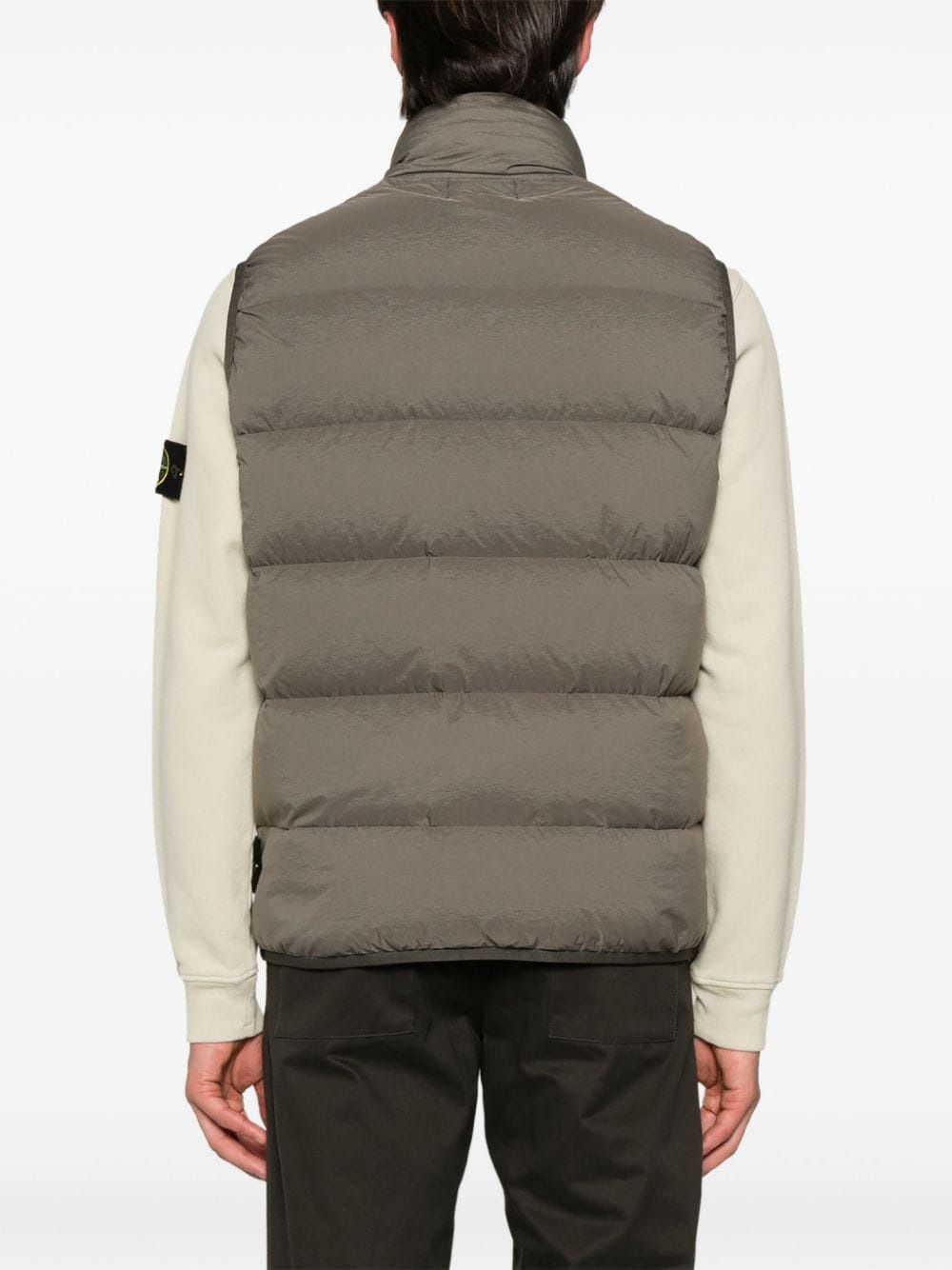 STONE ISLAND Urban Sleek Sleeveless Down Vest