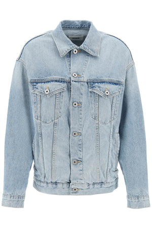 INTERIOR Oversized Denim Jacket with a Faded Wash for Women - SS24