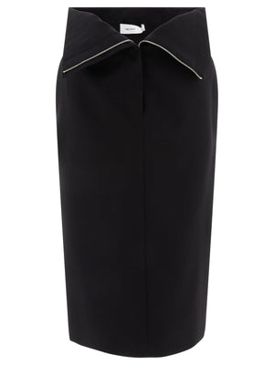 ALEXANDER MCQUEEN Wool Mini Skirt for Women - SS25 Collection