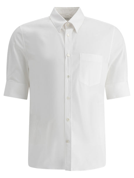 ALEXANDER MCQUEEN Classic Poplin Shirt for Men - SS25 Collection