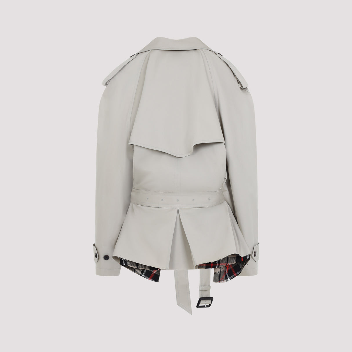 BALENCIAGA Mini Cropped Trench Coat