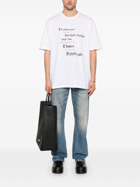 ALEXANDER MCQUEEN Oversized Cotton T-Shirt for Men