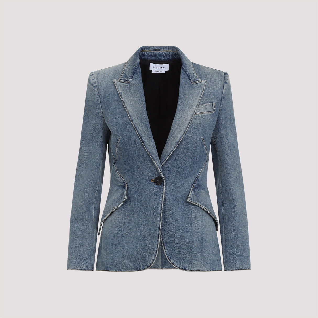 ALEXANDER MCQUEEN One Button Jacket - SS25 Collection