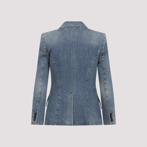 ALEXANDER MCQUEEN One Button Jacket - SS25 Collection