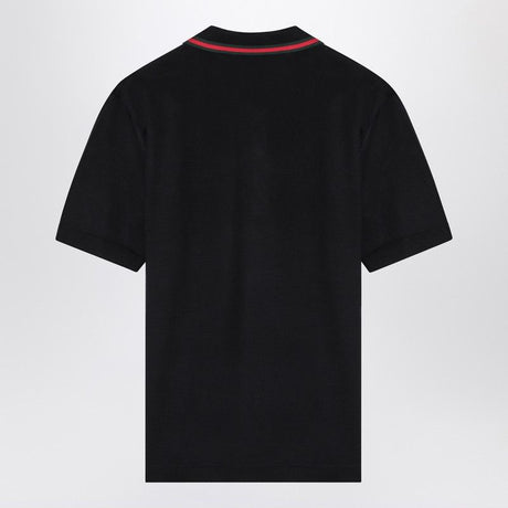 GUCCI Classic Polo Shirt with Web Decoration