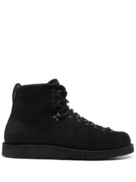 STONE ISLAND Leather Lace-Up Boots