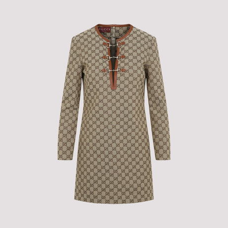 GUCCI GG Jacquard Fabric Mini Dress