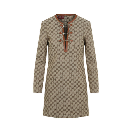 GUCCI GG Jacquard Fabric Mini Dress