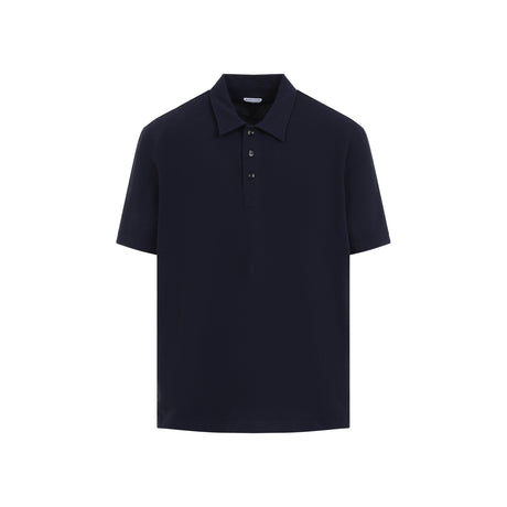 BOTTEGA VENETA Short Sleeve Cotton Polo Shirt - Men