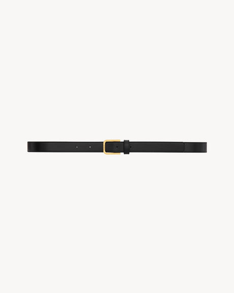 SAINT LAURENT Minimalist 2cm Belt with Adjustable Buckle