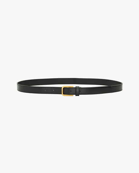 SAINT LAURENT Minimalist 2cm Belt with Adjustable Buckle