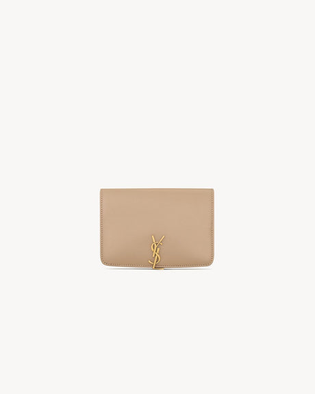 SAINT LAURENT Mini Leather Pouch - Women's Accessories