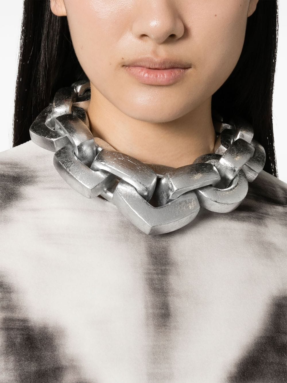 Oversize Chain-Link Necklace for Women