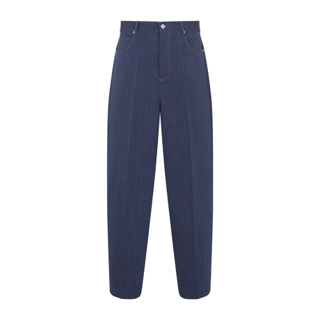 BOTTEGA VENETA Wool and Cotton Jeans for Men - SS25 Collection