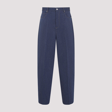 BOTTEGA VENETA Wool and Cotton Jeans for Men - SS25 Collection