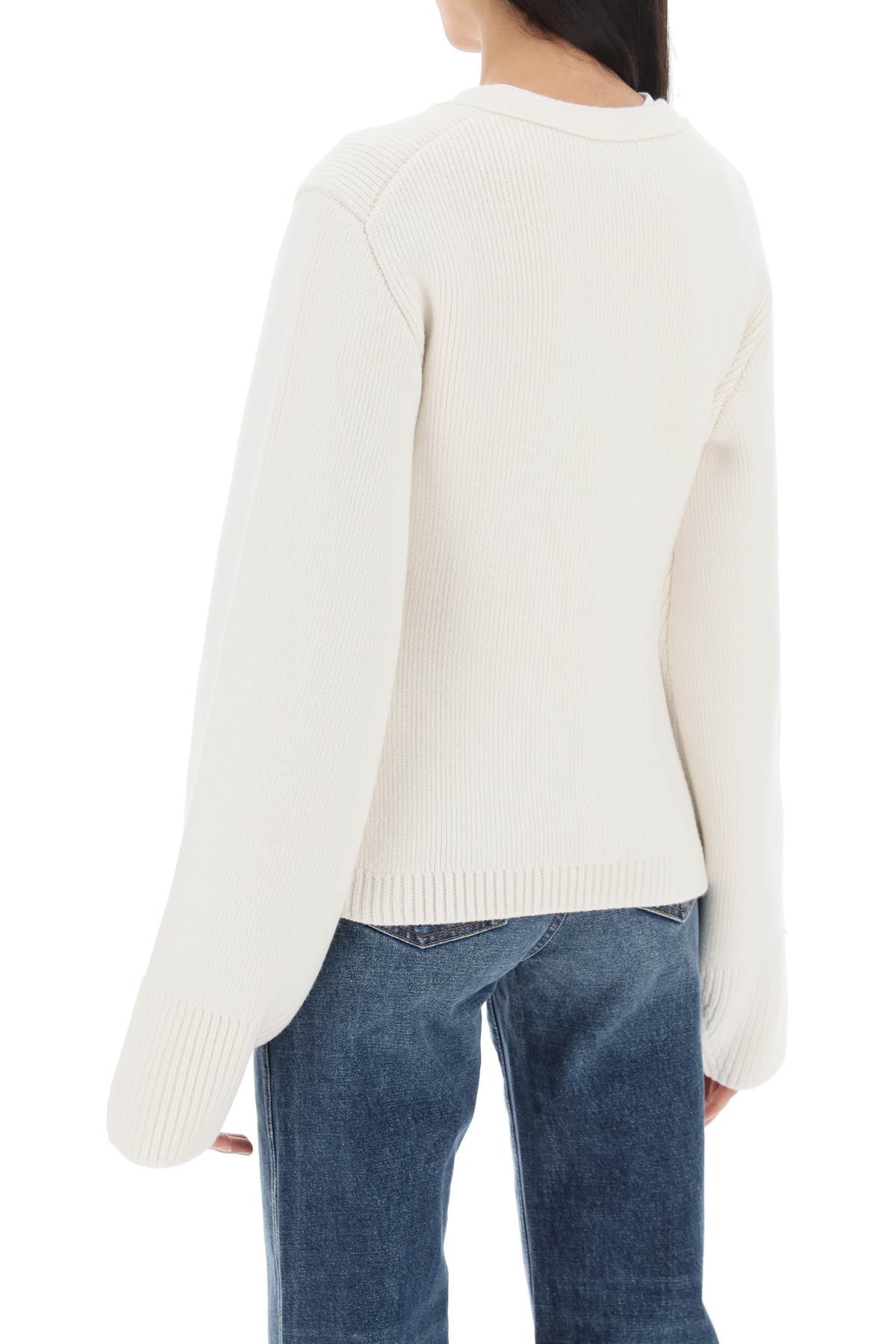 Áo Cardigan Cổ V Chất Lieu Cashmere Sang Trọng