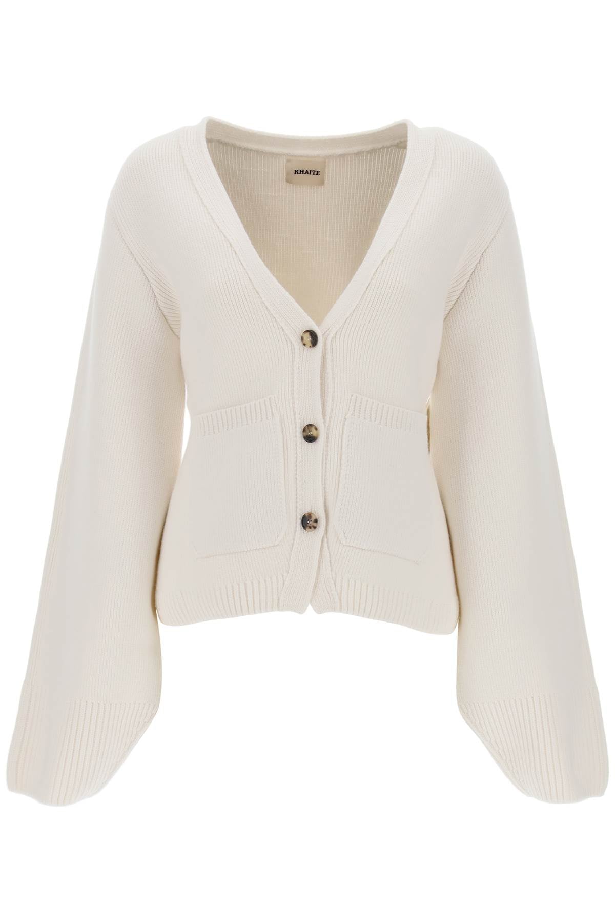 KHAITE Luxurious Cashmere V-Neck Cardigan