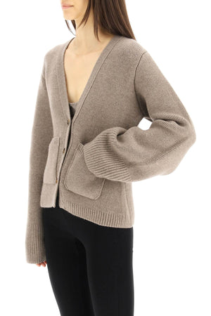 Áo Cardigan Cổ V Chất Lieu Cashmere Sang Trọng