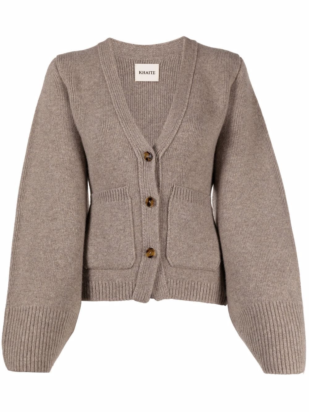 Áo Cardigan Cao Cấp Bằng Len Cashmere Màu Kem