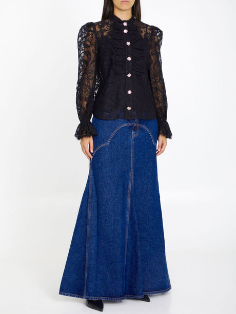  فستان جينز واسع من مجموعة FW23