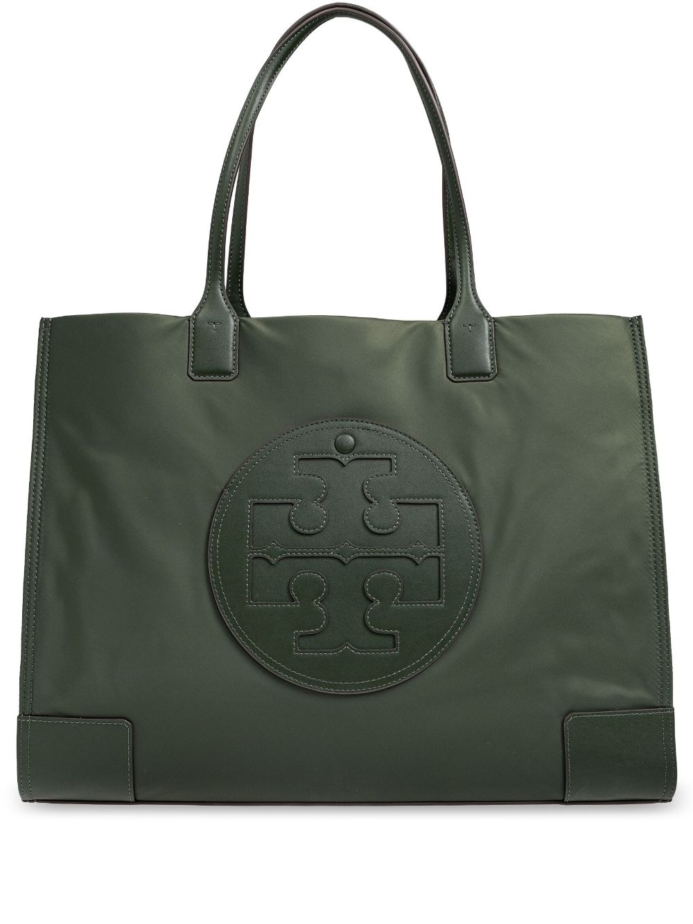 TORY BURCH Elegant Ella Tote with Faux Leather Accents