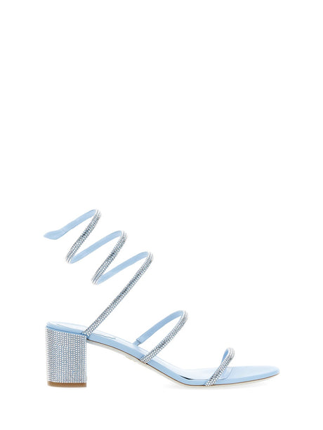 RENE CAOVILLA Mini Leather Sandals for Women