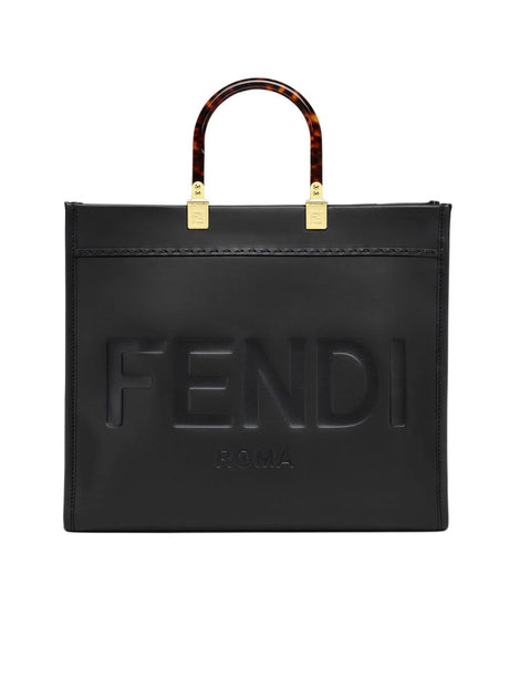 FENDI Sunshine Leather Tote Handbag (40.5 cm x 35 cm x 21.5 cm)