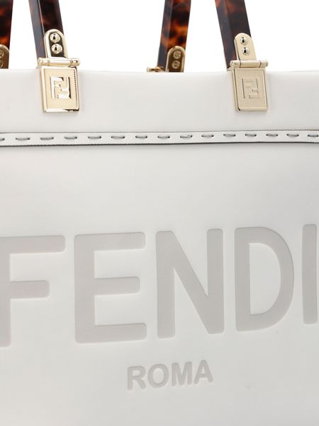 Túi xách nhỏ FENDI SUNSHINE đẹp mắt cho phụ nữ màu trắng