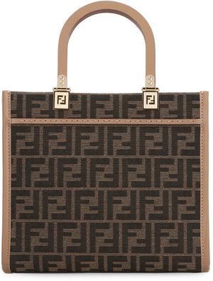 FENDI Sunshine Tote Handbag – Brown Top-Handle Tote Bag for Women