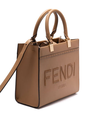 FENDI Mini Braided Logo Handbag