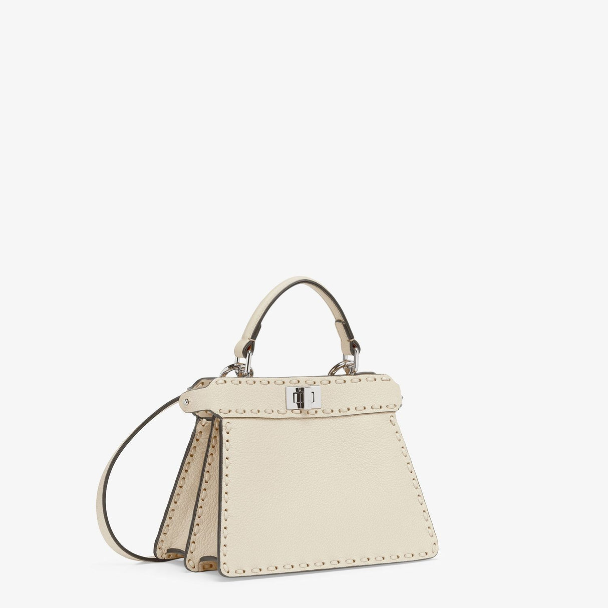 FENDI Mini Leather Handbag with Adjustable Strap