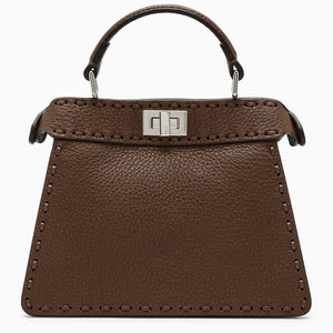 FENDI Mini Leather Handbag with Adjustable Strap