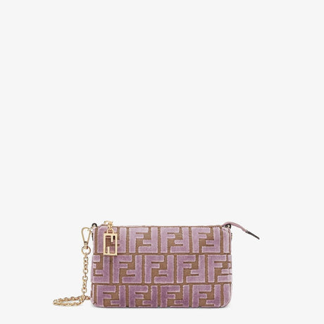 FENDI Mini Pouch Handbag in Luxurious Velvet