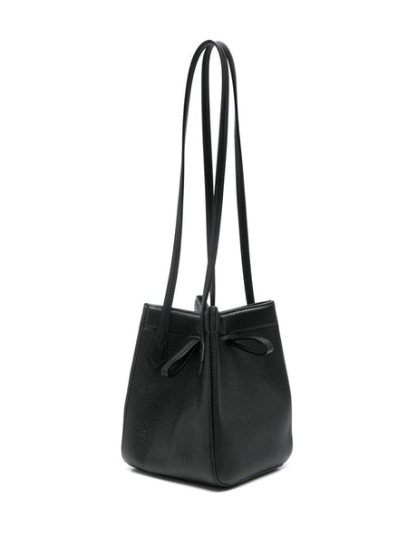FENDI Women's Mini Origami Pouch Handbag in Black