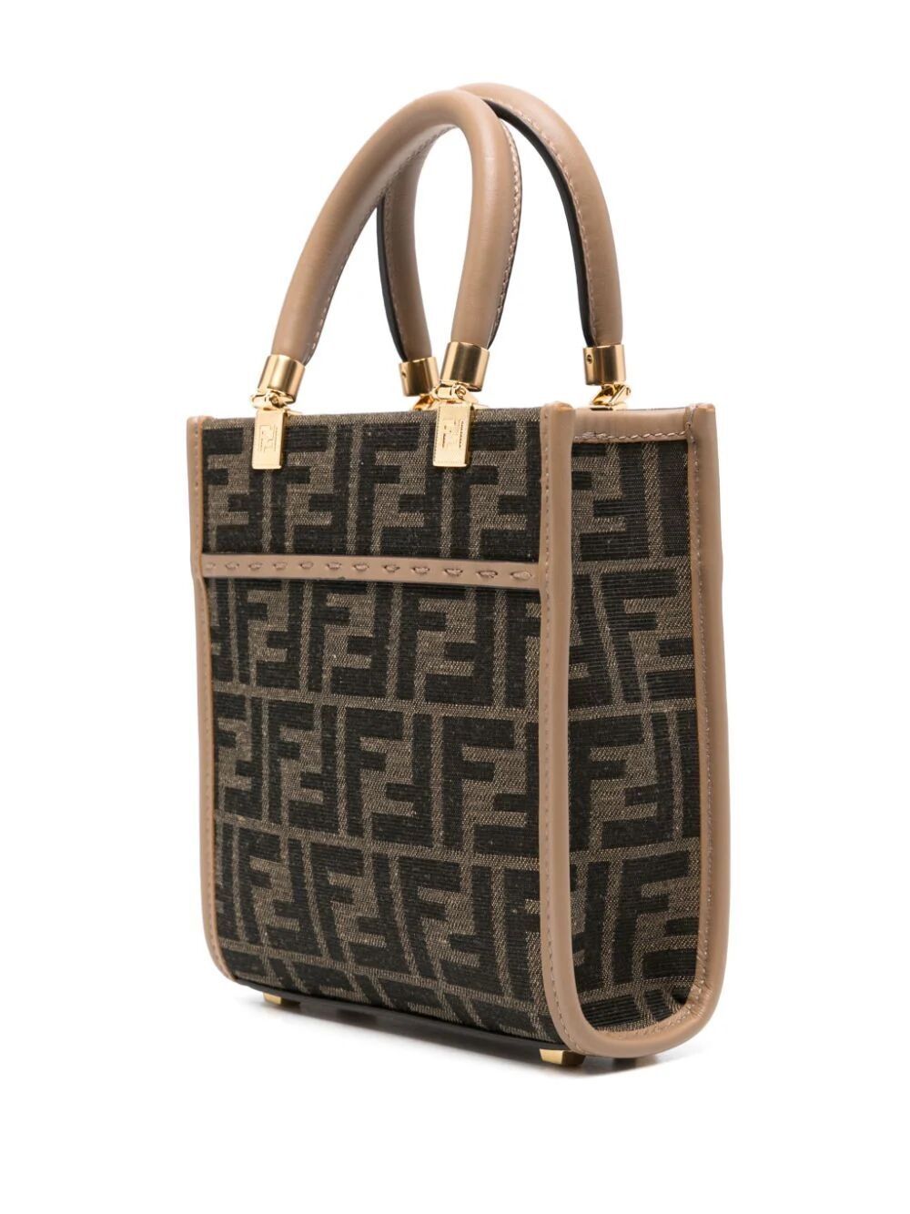 FENDI FF Motif Mini Top Handle Handbag