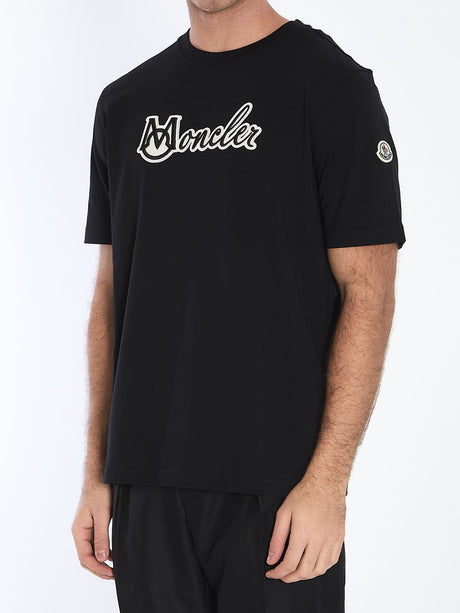 MONCLER Varsity Logo T-Shirt - Loose Fit