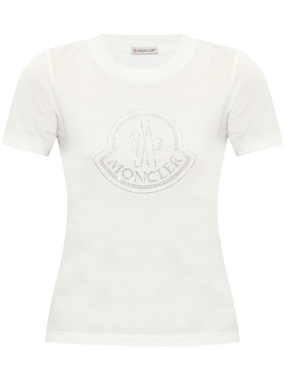 MONCLER Crystal Sparkle Cotton Tee