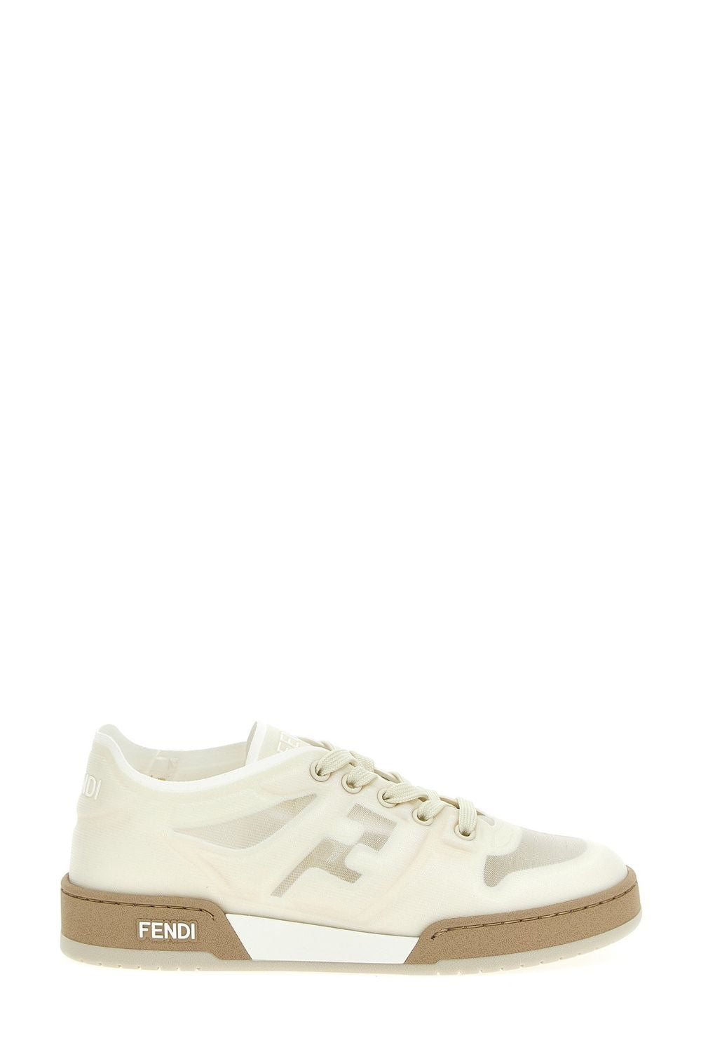 FENDI MESH ROUND TOE SNEAKERS FOR WOMEN