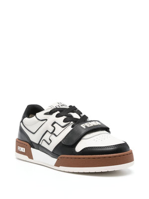 FENDI Match Panelled Leather Sneakers for Women