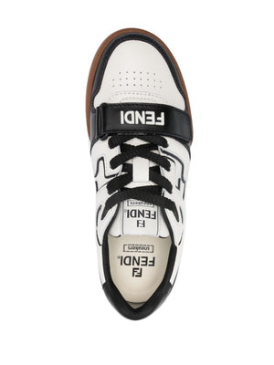 FENDI Match Panelled Leather Sneakers for Women