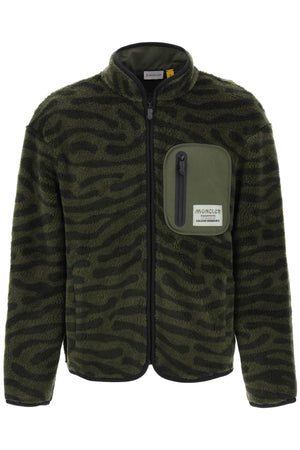 MONCLER GENIUS Greenolive Zip Up Cardigan for Men - FW23 Collection