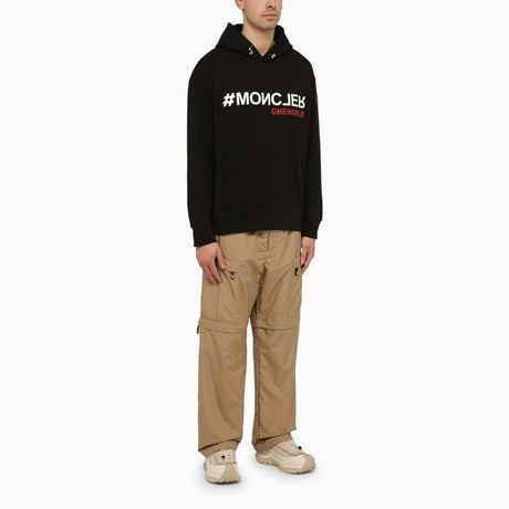 MONCLER GRENOBLE Men's Cotton Sweatshirt with Logo Patch and Hood