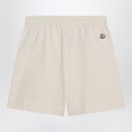 MONCLER Women's Mini Cotton Shorts with Elastic Waist