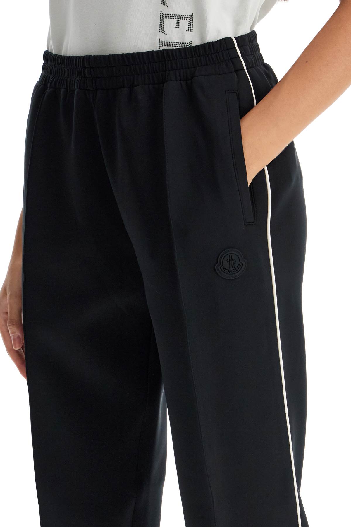 MONCLER Relaxed Fit Scuba Jogger Pants for Women - Size S