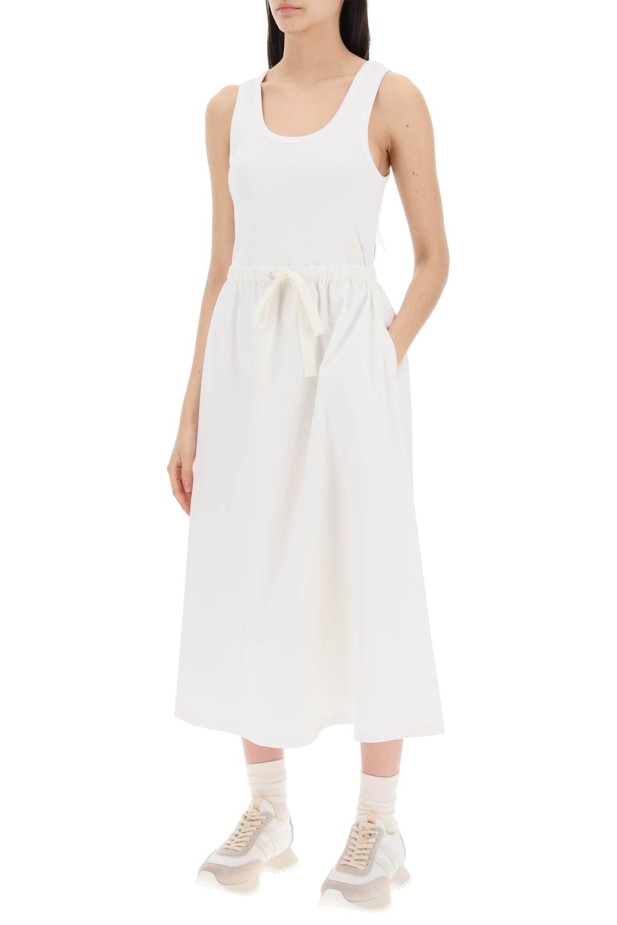 MONCLER Two-Tone Midi Dress for Women