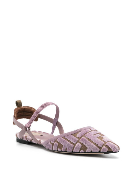 FENDI Elegant Velvet Sandals for Women