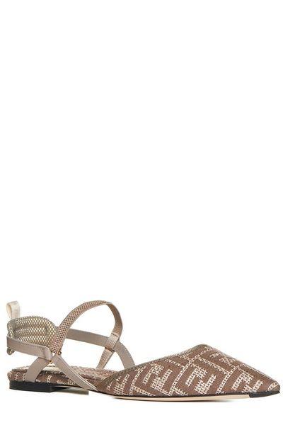 FENDI Ashtortora Ballerina Flats for Women SS24 Collection