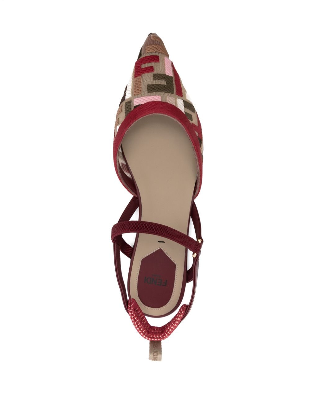 FENDI Lite Slingback Ballet Flats for Women